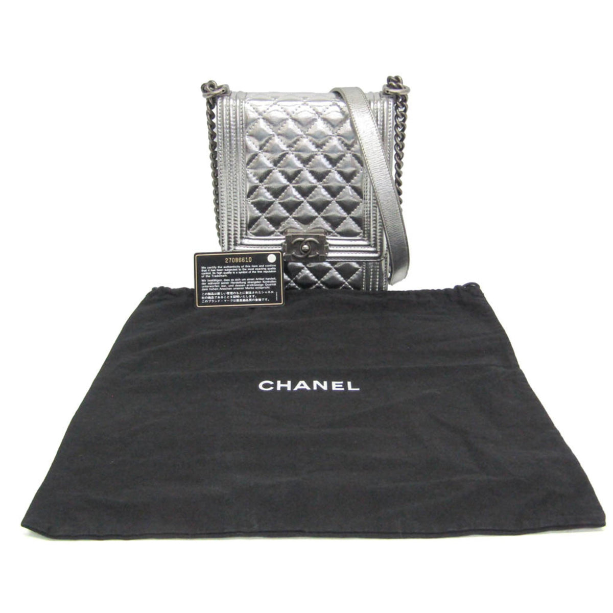 Chanel Boy · Metallic Calfskin