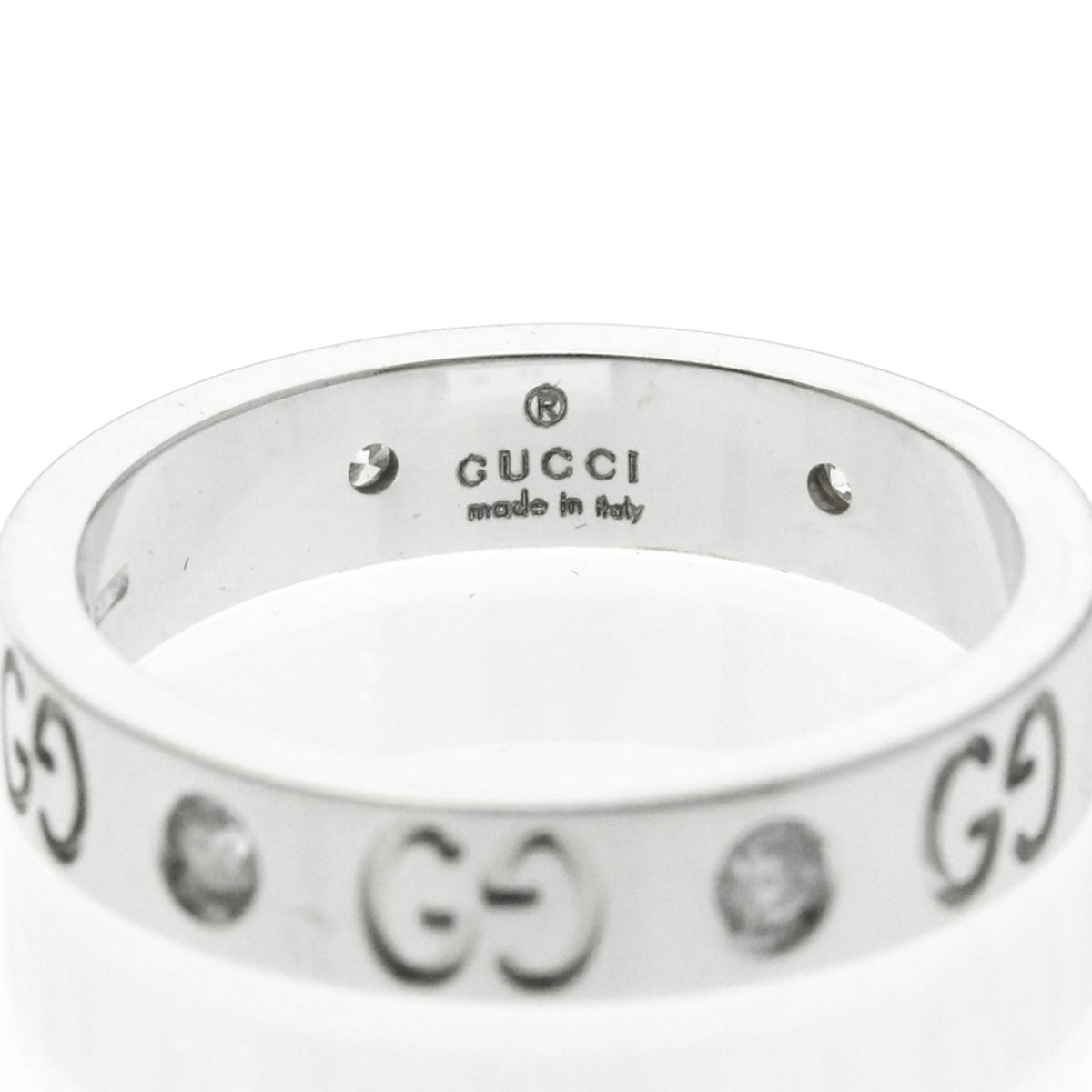 Gucci Icon · Diamond · 18K White Gold