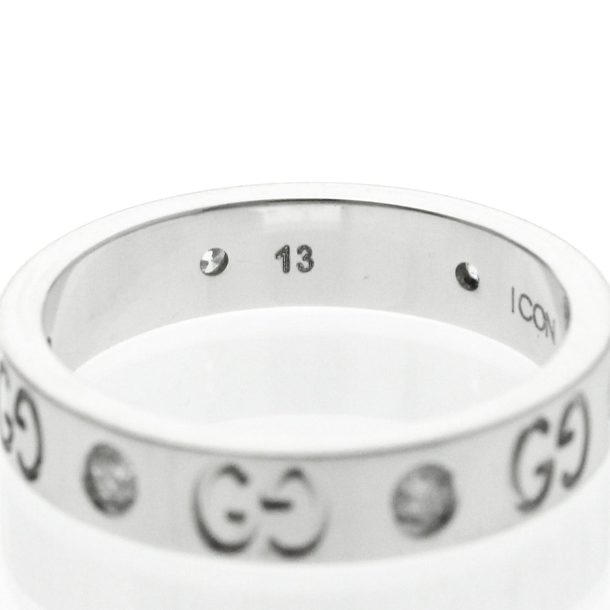 Gucci Icon · Diamond · 18K White Gold