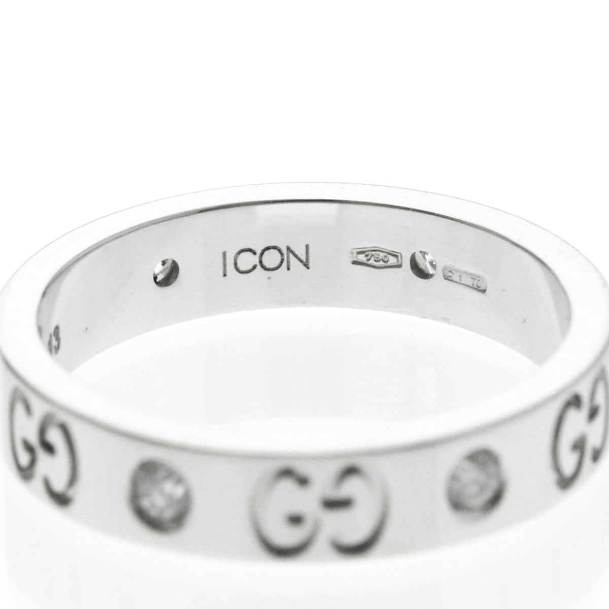 Gucci Icon · Diamond · 18K White Gold