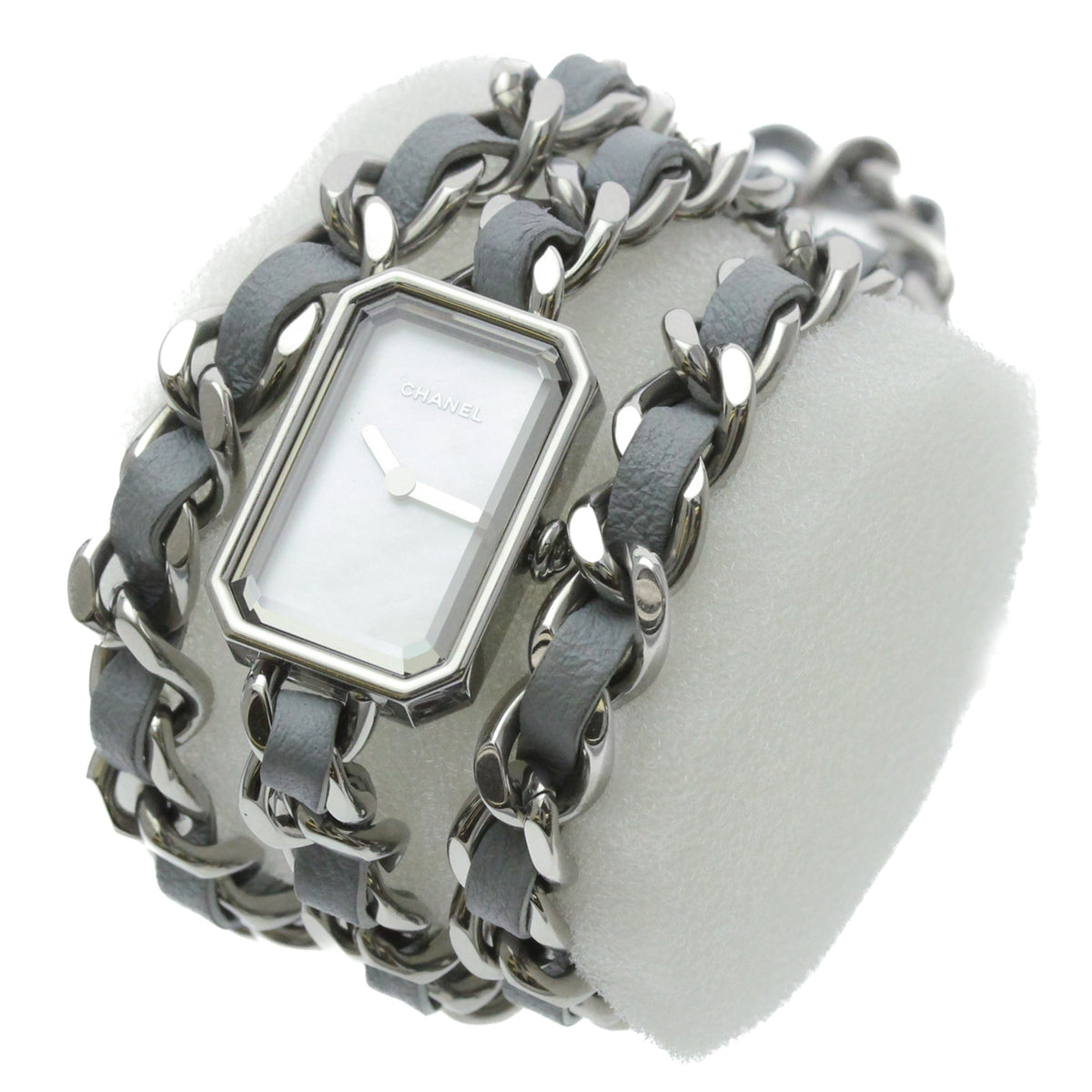 Chanel Premiere Lock · Steel · Mother-of-Pearl