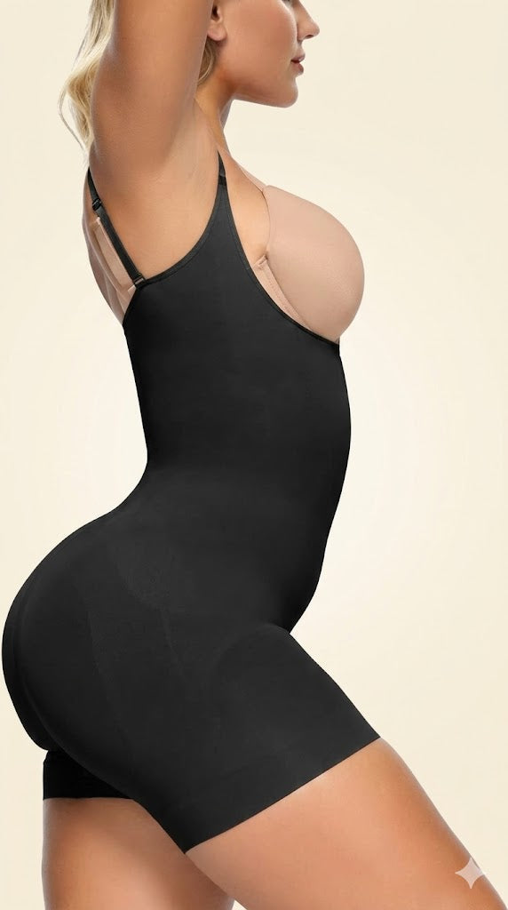 Open Bust Shapewear Tummy Control Bodysuits For Women Seamless Compression High Waisted Body Shaper