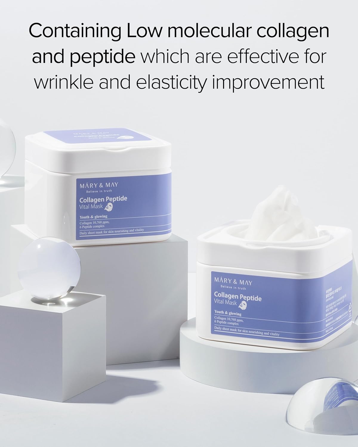 Mary & May Collagen Peptide Vital Mask