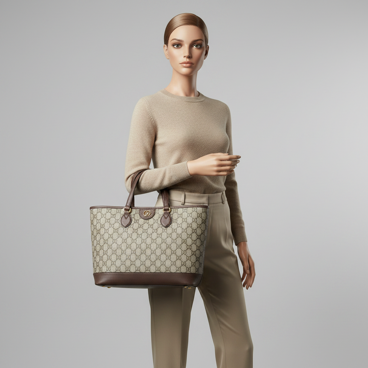 Gucci Double G · GG Supreme Tote