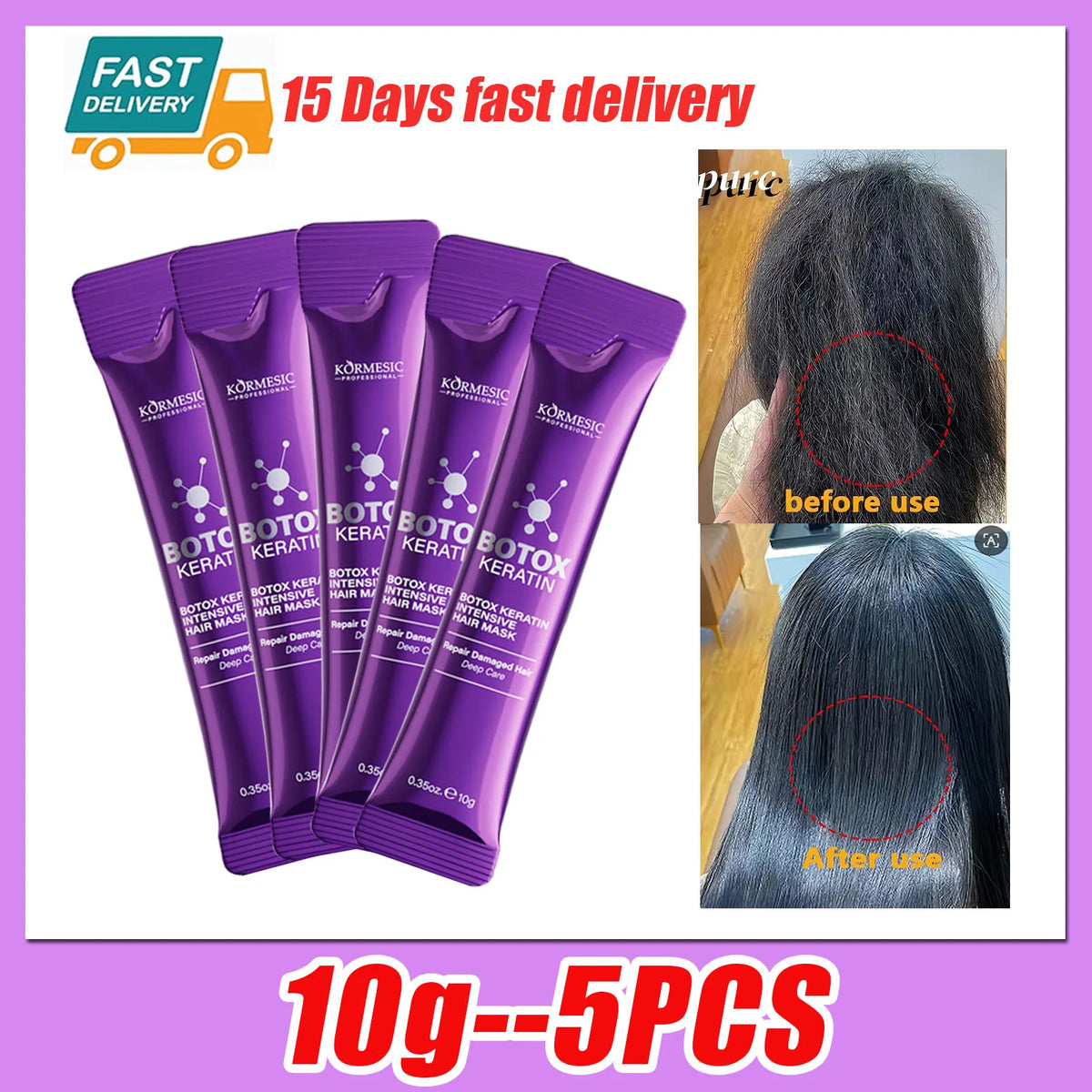 5-Second Intensive Keratin Repair Mask