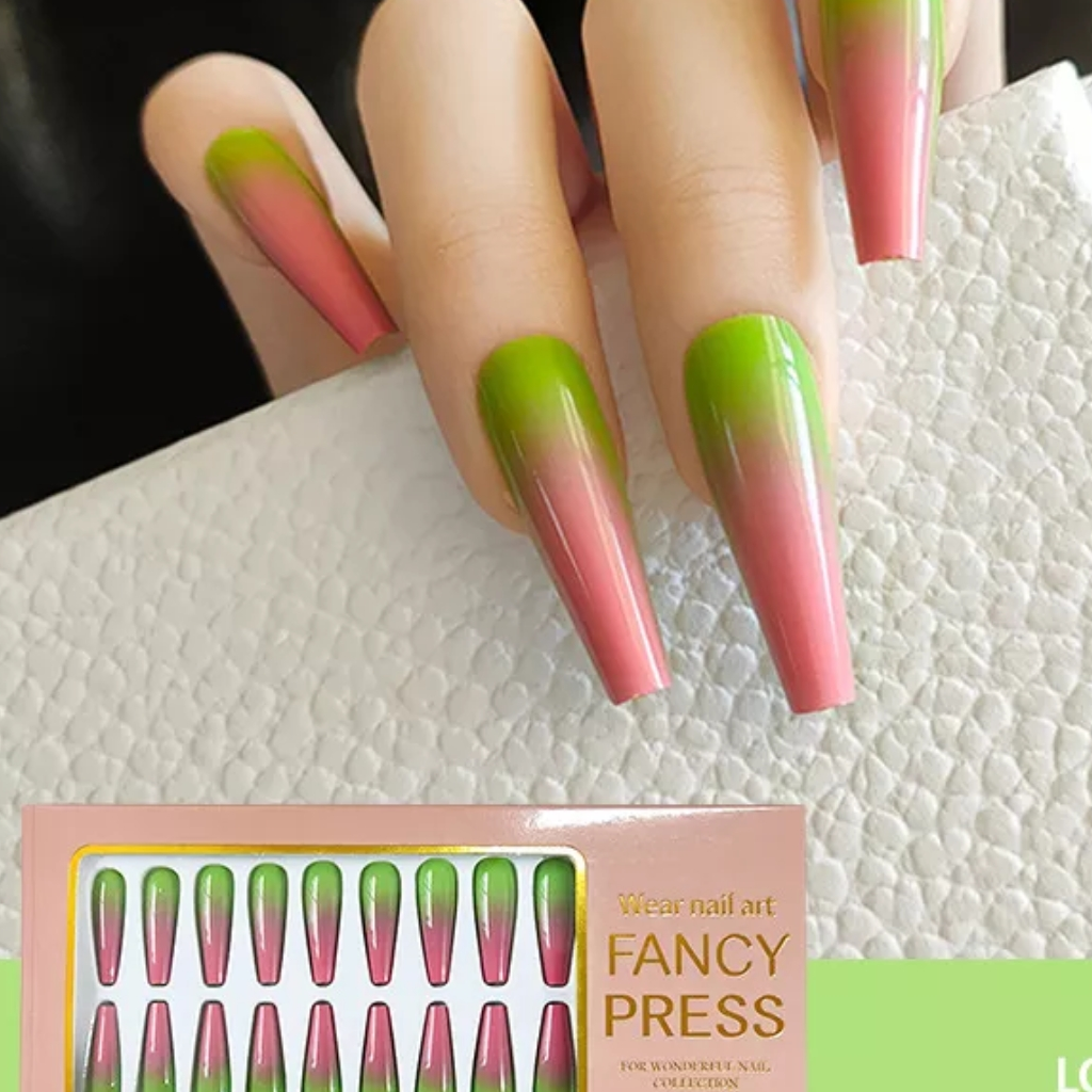 Extra Long Full Cover Coffin Press on Nails