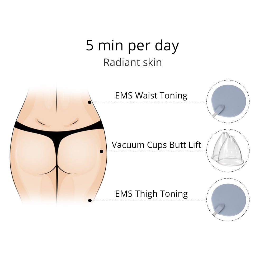 Shape Tactics EMS Muscle Stimulation and Vacuum Therapy System